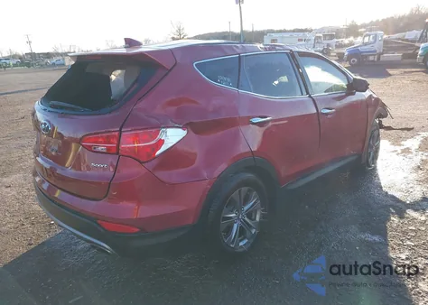 2013 Hyundai Santa Fe Sport z USA, uszkodzony, nr VIN 5XYZT3LB6DG072401